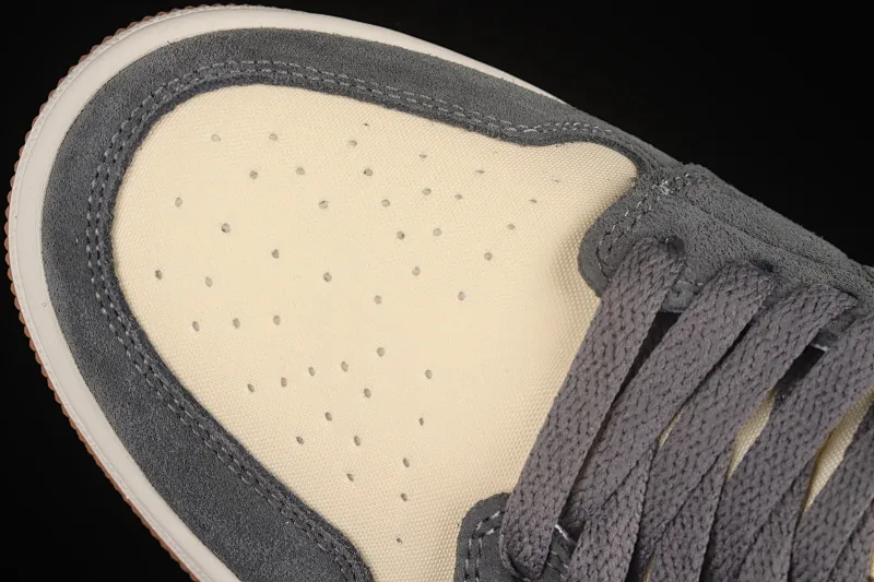 All categories Air Jordan Jordan series basketball shoes Air Jordan 1 Mid Air Jordan 1 Mid AJ1 Joe 1 rice gray coconut milk mid-top basketball shoes DN4281-100